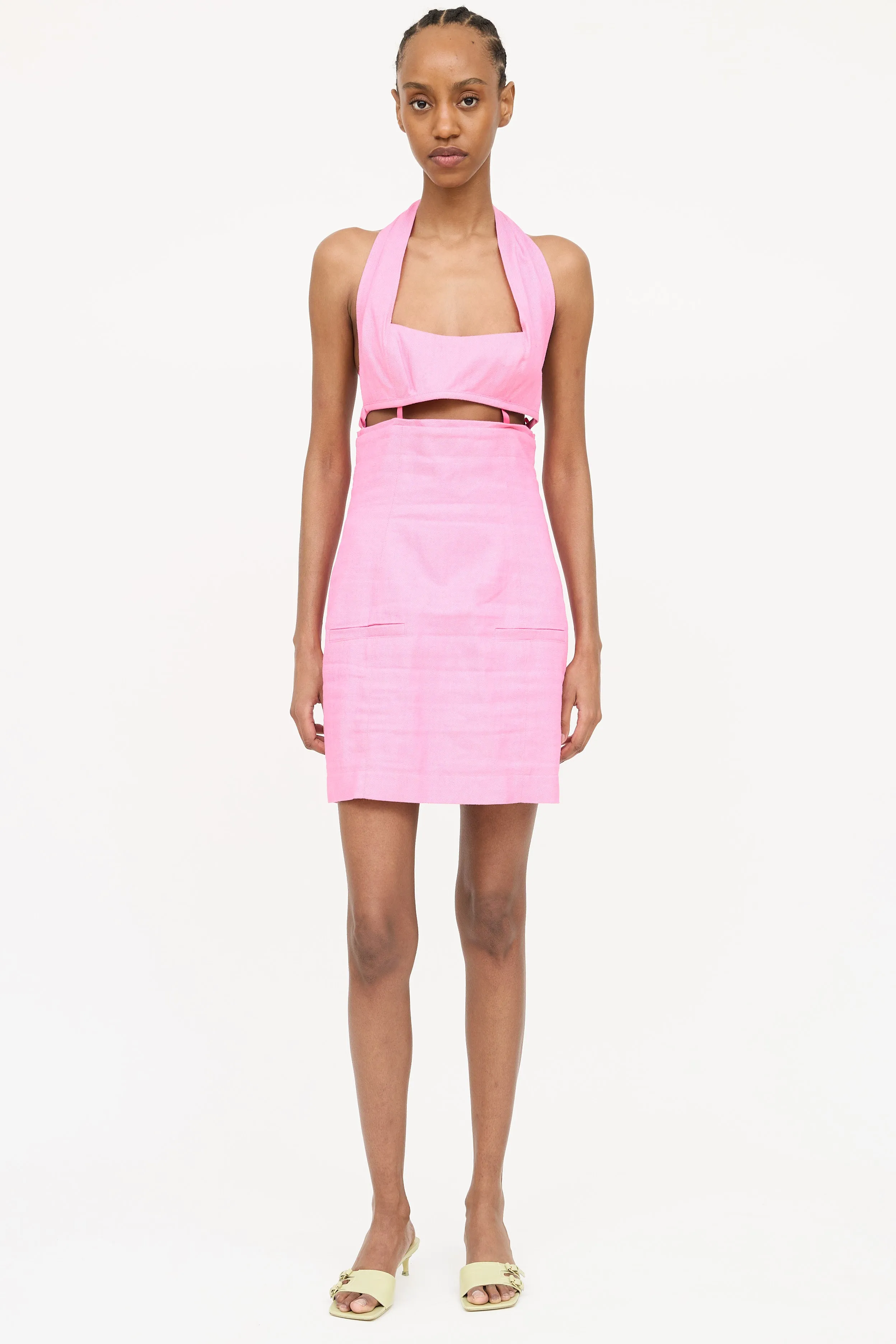 2022 "Le Splash" Halter Mini Dress