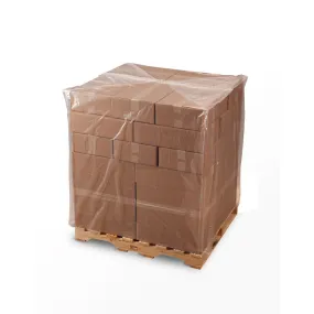 36" x 32" x 60" x 4 mil Clear Eco-Manufactured Plastic Pallet Top Covers (Roll of 65)