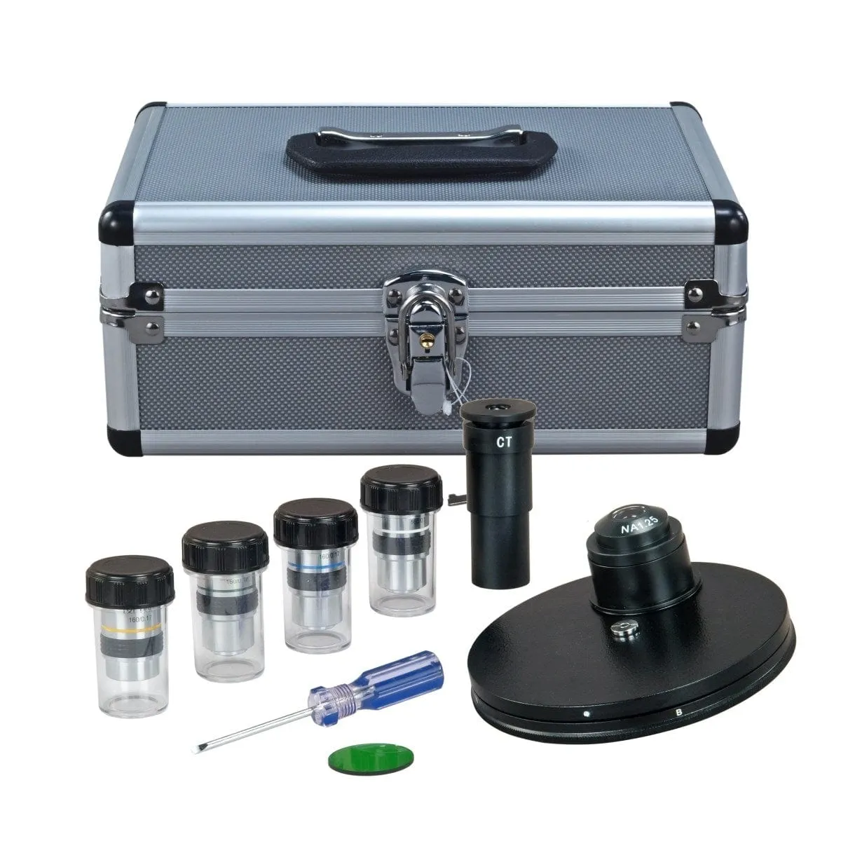 40X-2000X 3MP Digital Integrated Microscope with LED Illumination   4-lens Phase-contrast Turret Kit