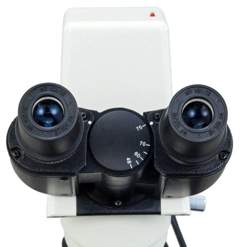 40X-2000X 3MP Digital Integrated Microscope with LED Illumination, Siedentopf Head and Reverse Turret