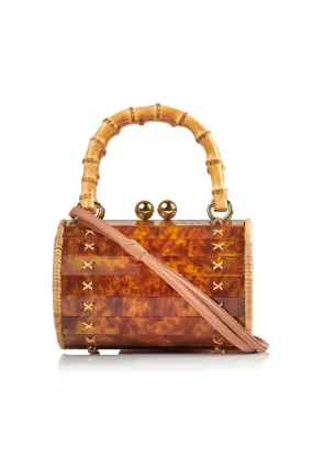 ALIX BAMBU BAG IN TURTLE