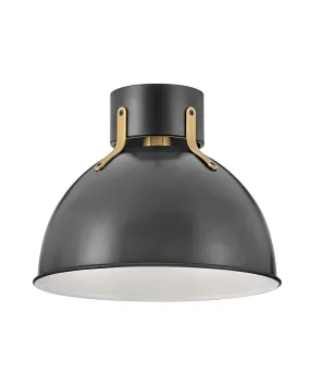 Argo LED Flush Mount in Satin Black