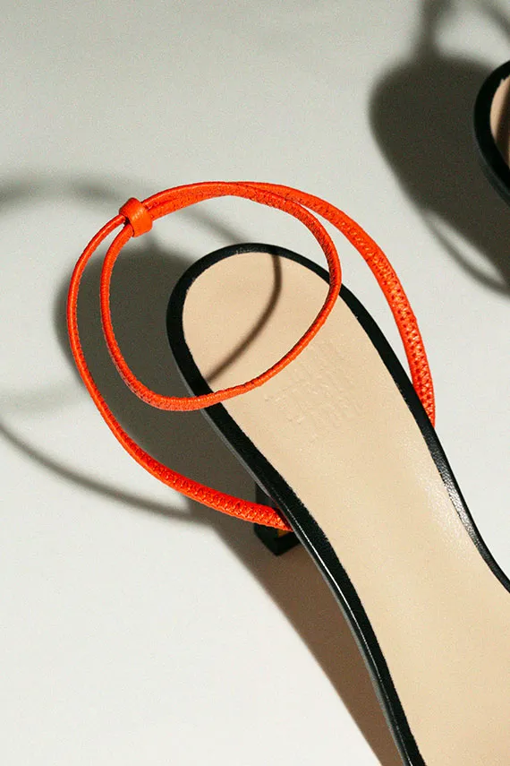 Black & Red Paola Sandal