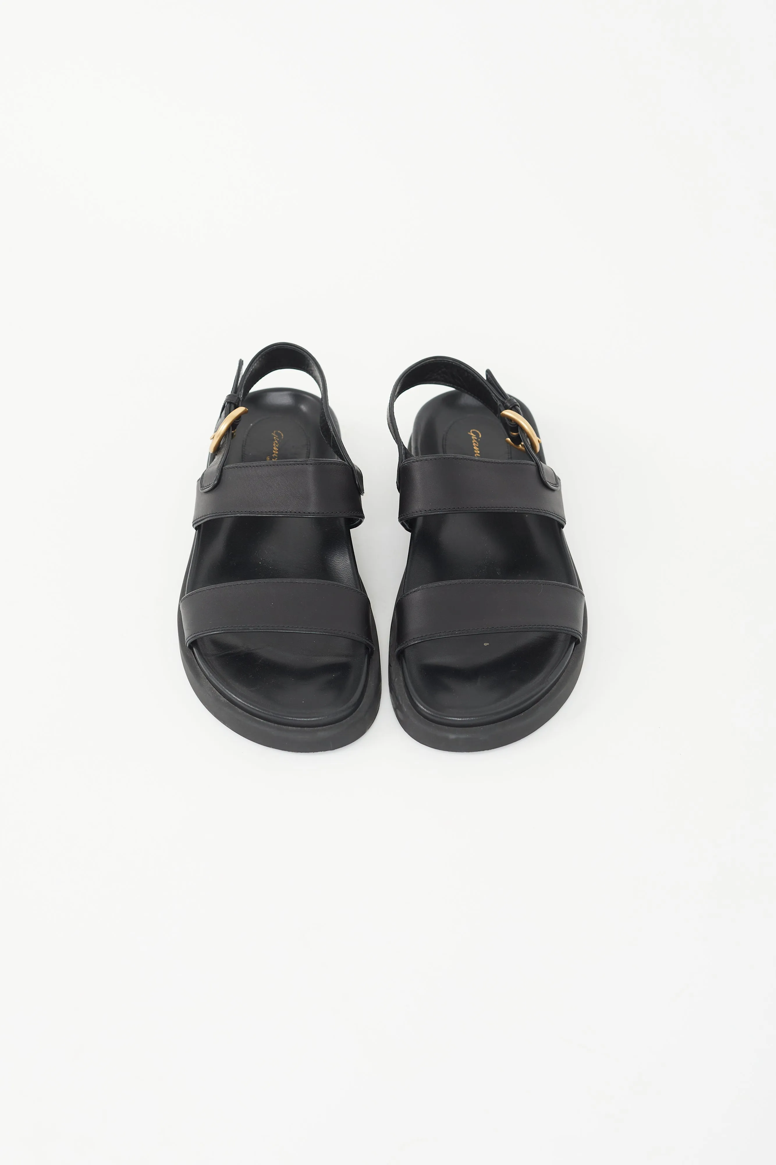 Black Leather Bilbao Sandal
