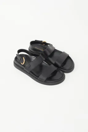 Black Leather Bilbao Sandal