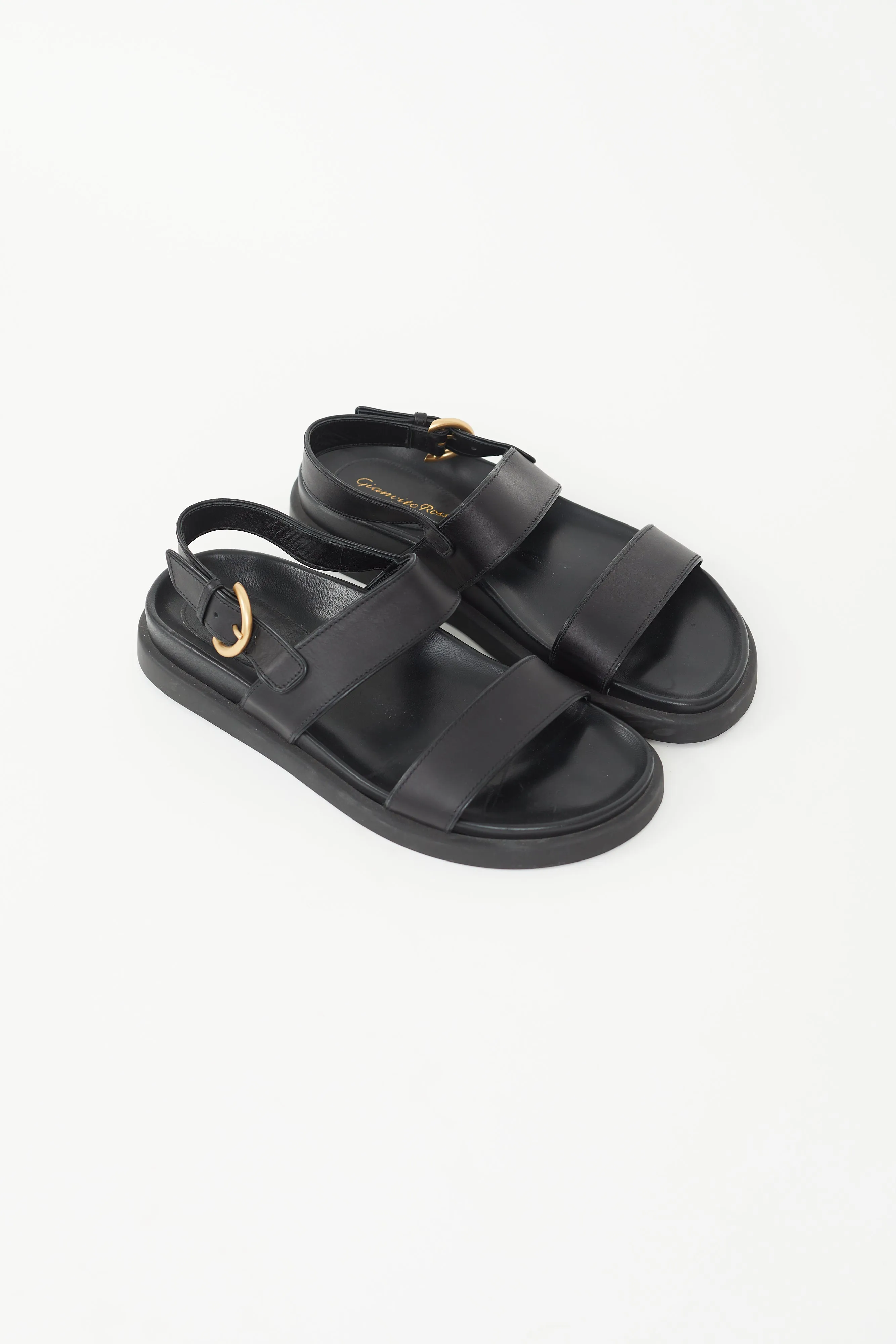 Black Leather Bilbao Sandal