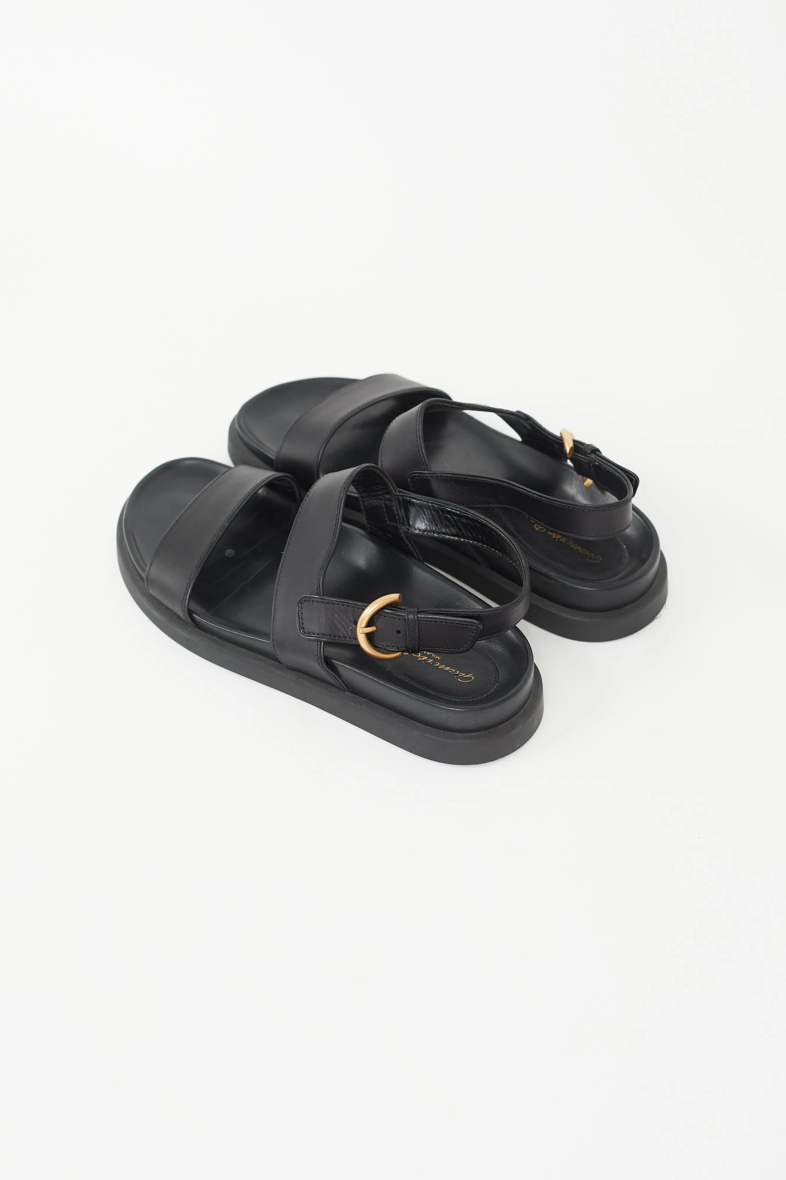 Black Leather Bilbao Sandal