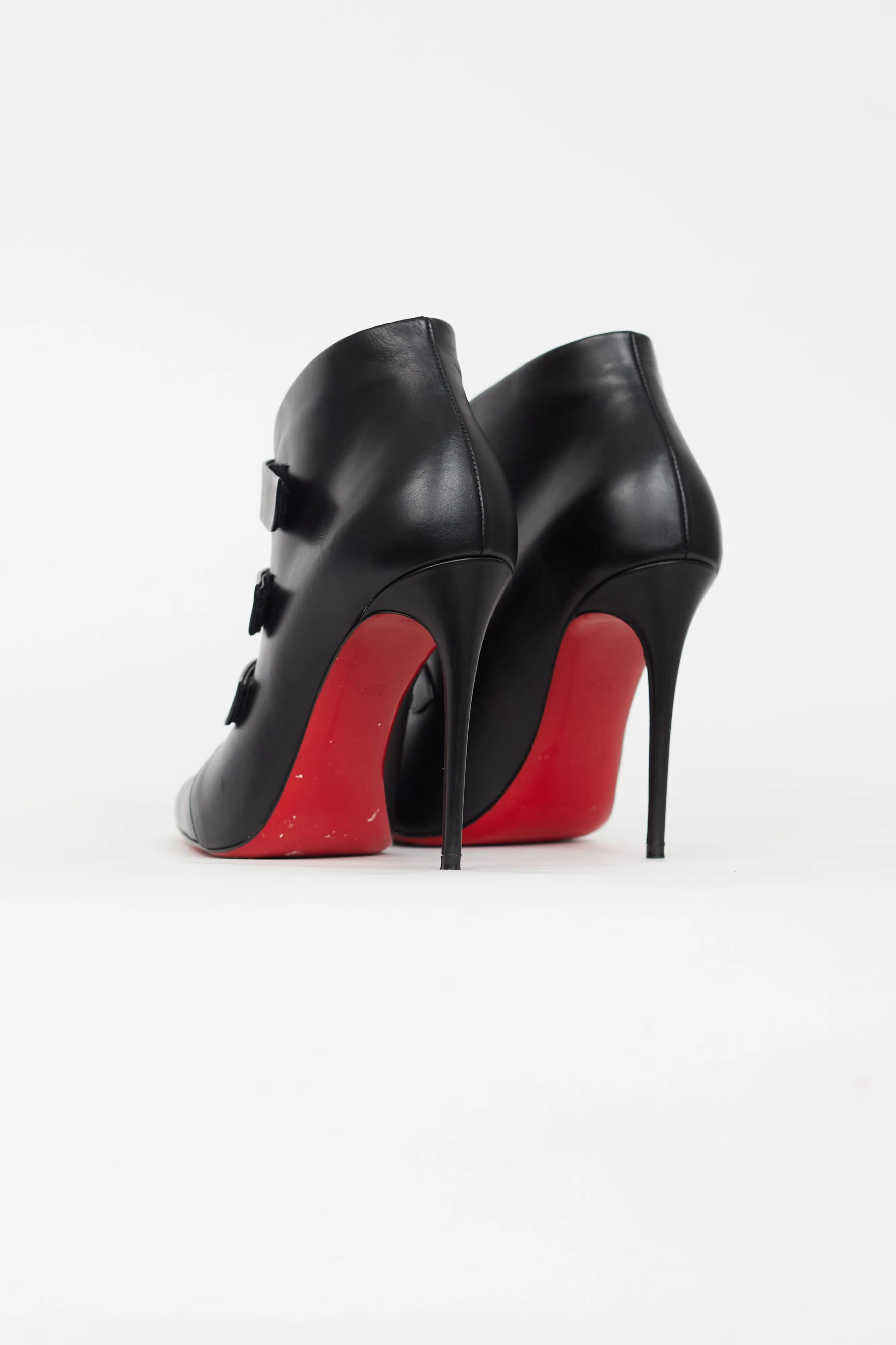 Black Leather Trini Boot