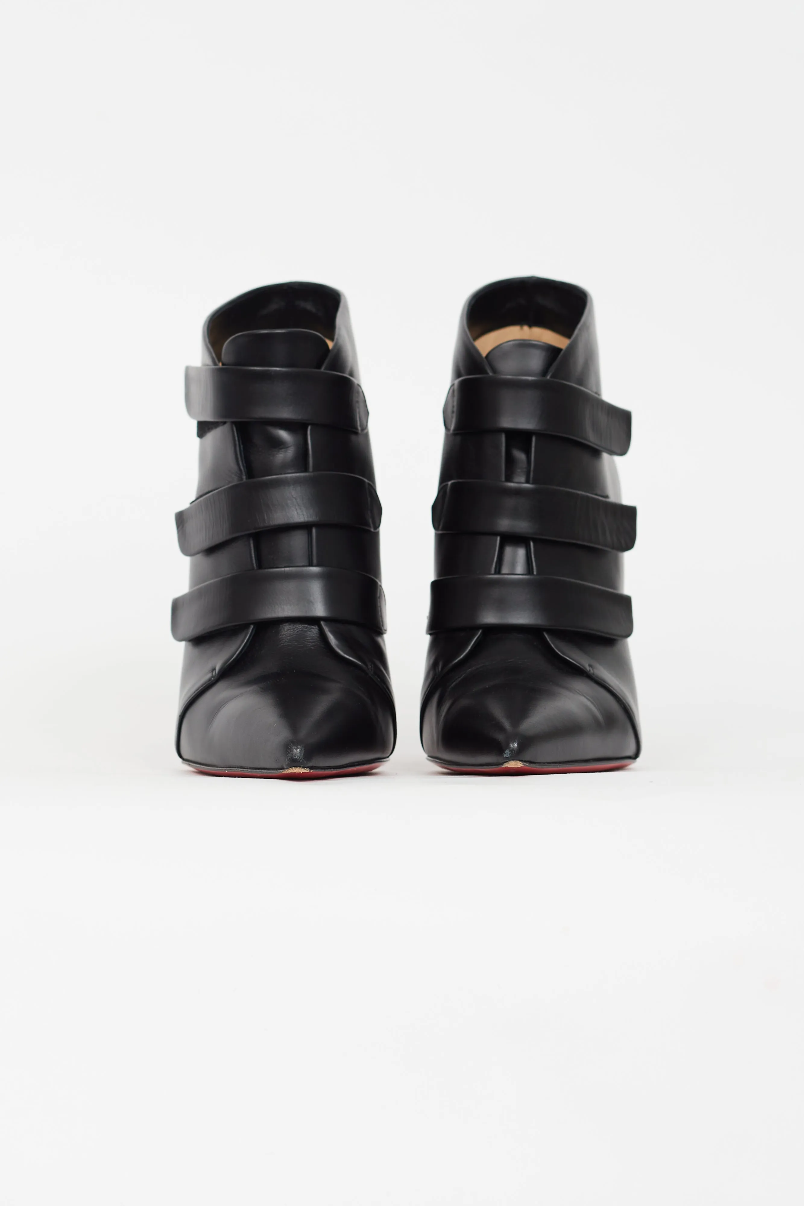 Black Leather Trini Boot