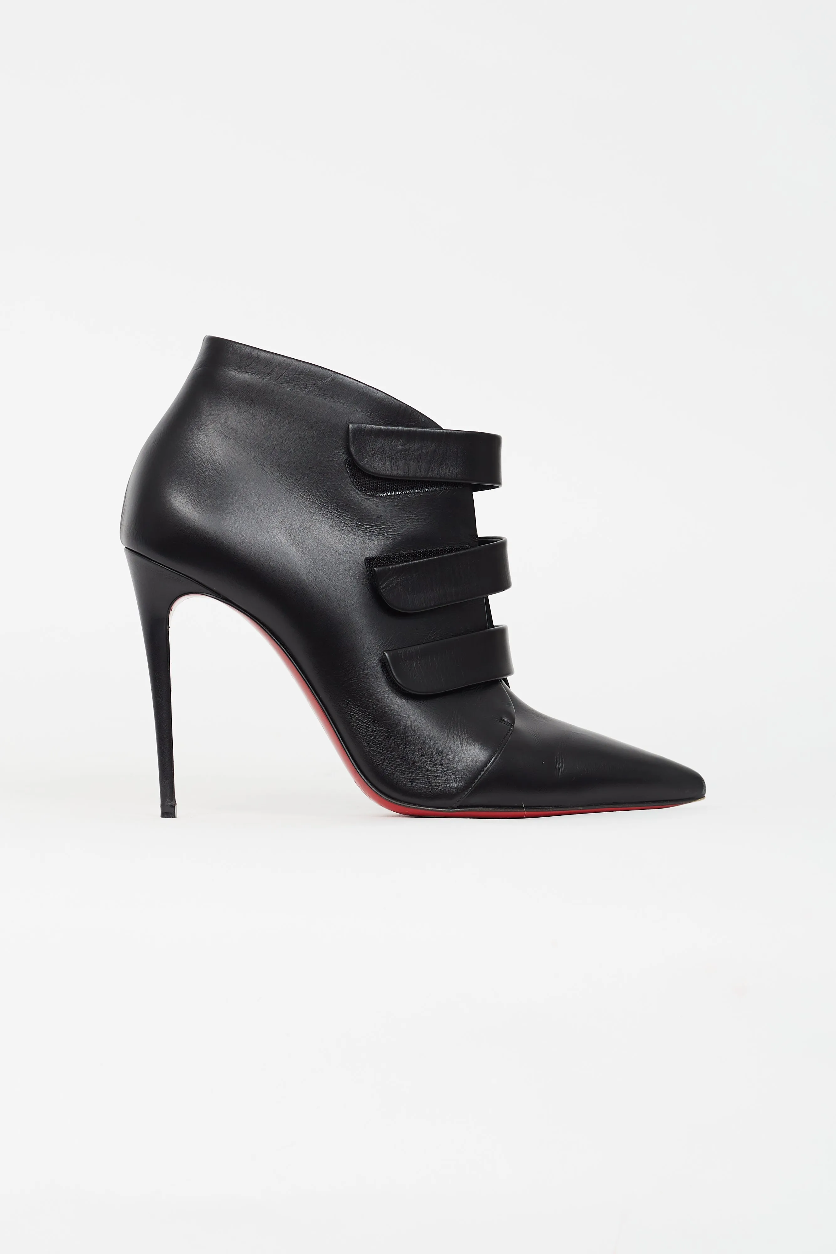 Black Leather Trini Boot