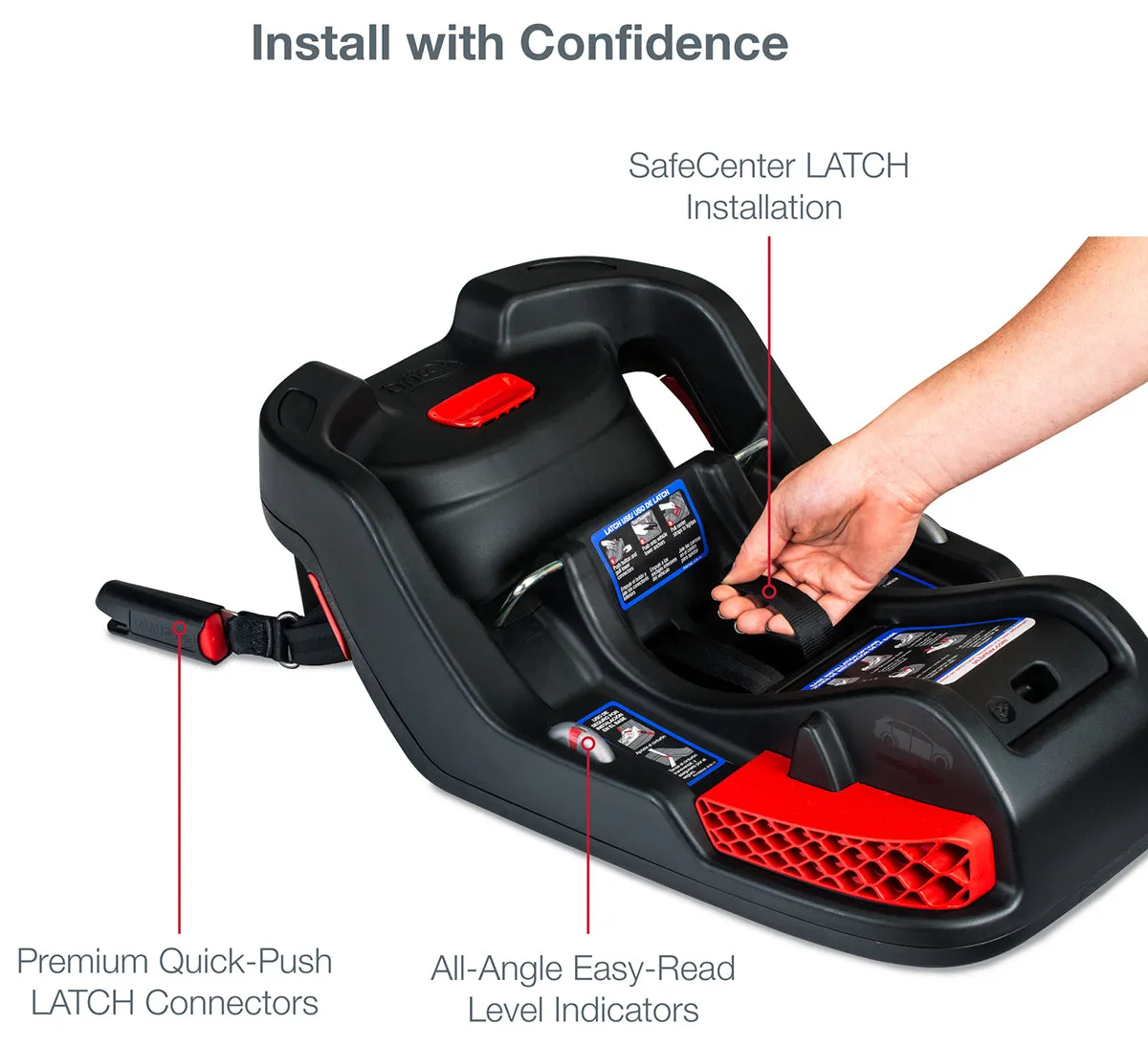 Britax B-Lively & B-Safe Gen2 Travel System - Eclipse Black SafeWash