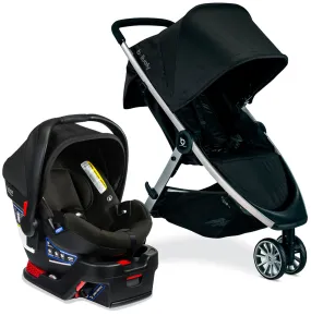 Britax B-Lively & B-Safe Gen2 Travel System - Eclipse Black SafeWash