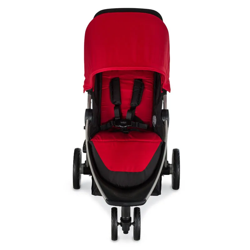 Britax B-Lively Stroller (Cardinal/Red)   B-Safe Gen2 Infant Car Seat (Eclipse Black) Travel System
