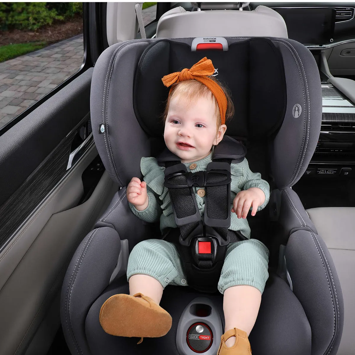 Britax Marathon Clicktight Convertible Car Seat - Mod Black (SafeWash)