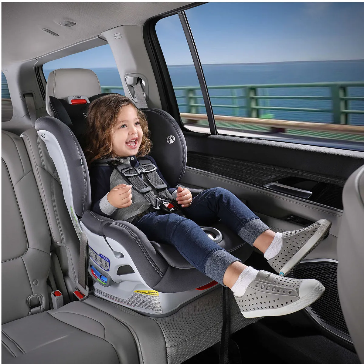 Britax Marathon Clicktight Convertible Car Seat - Mod Ivory (SafeWash)