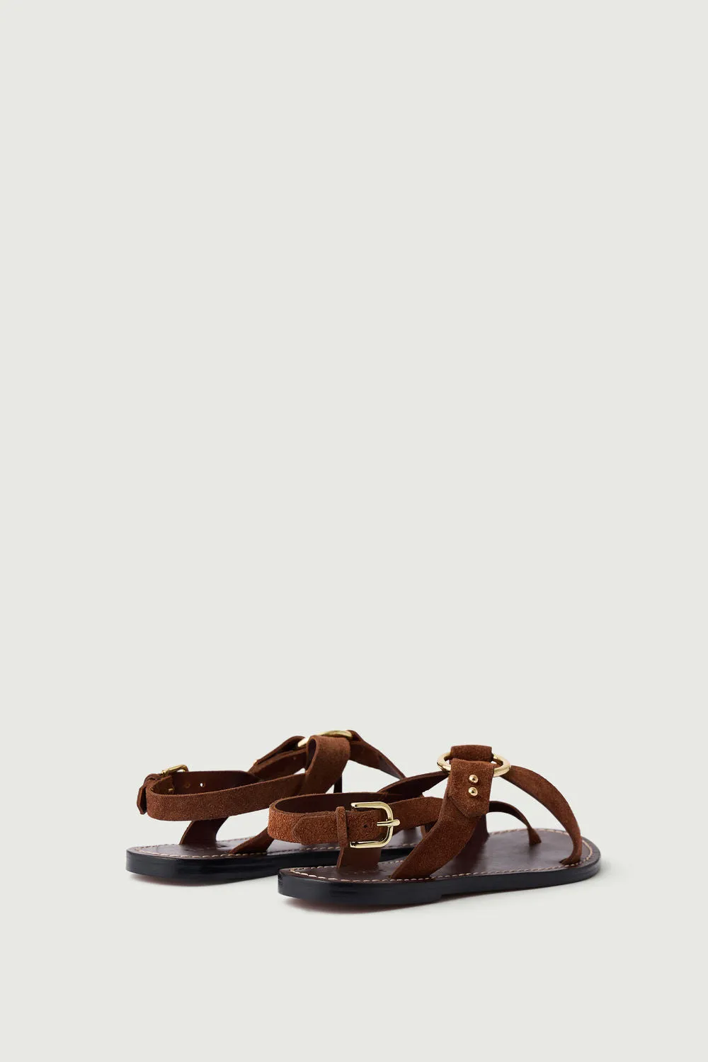 BROWN FLORENCE SANDALS