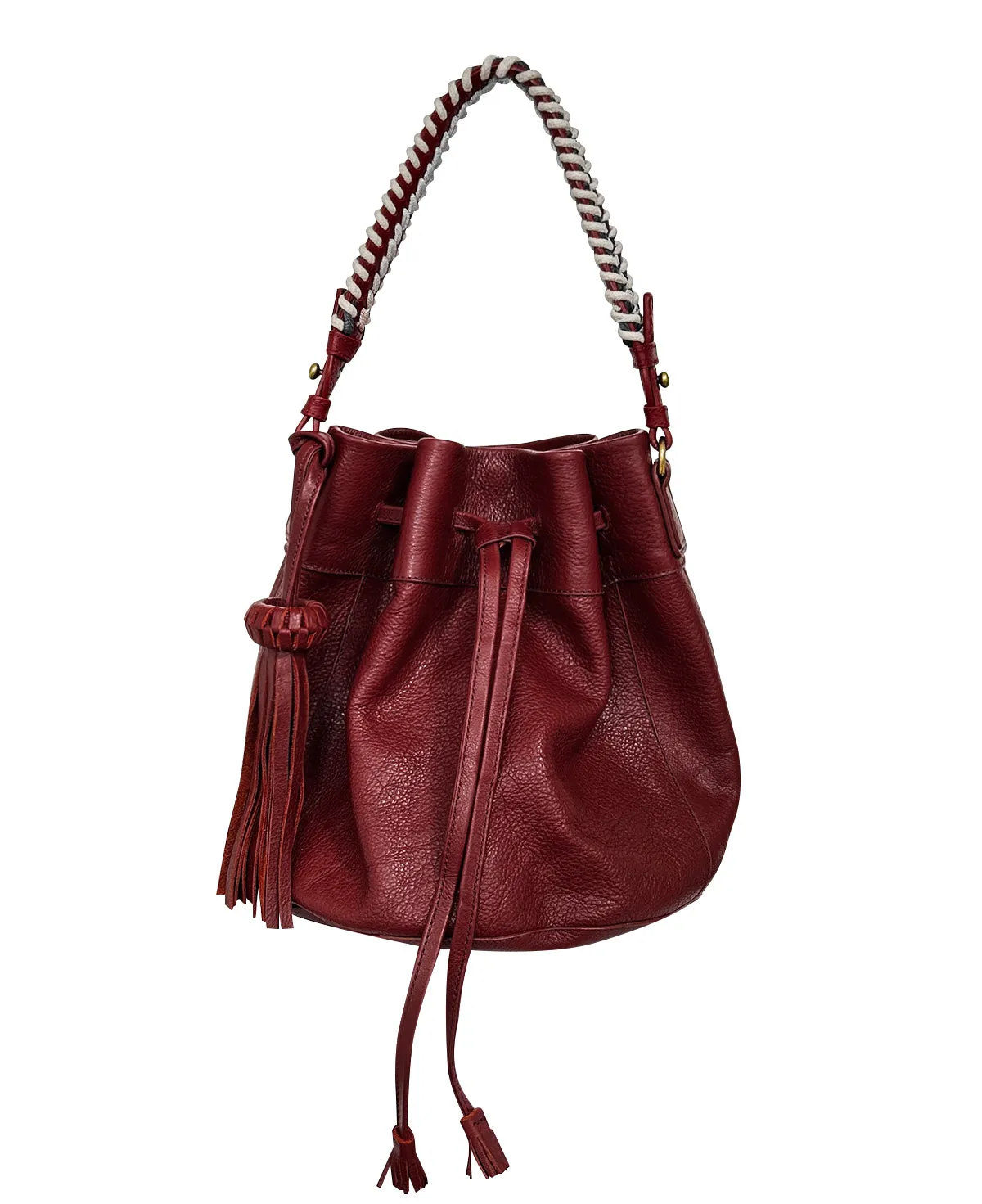 Bucket Bag Joce Burgundy / Maroon Leather Bag