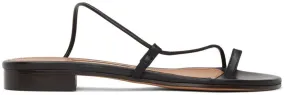 Emme Parsons Black Susan Slide Sandals