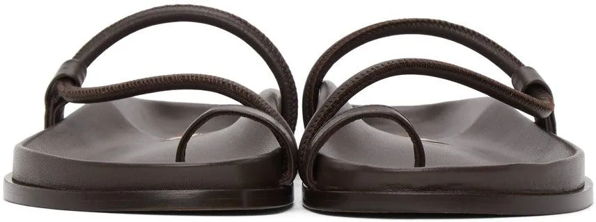 Emme Parsons Brown Bari Sandals