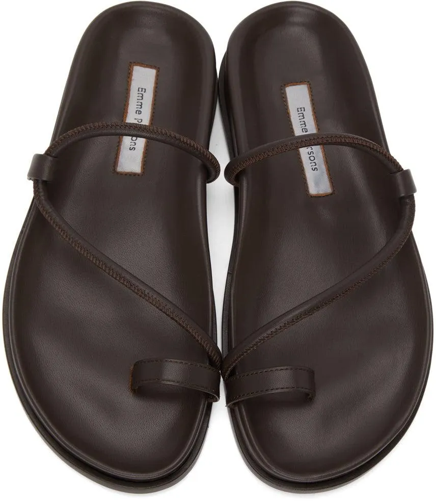 Emme Parsons Brown Bari Sandals