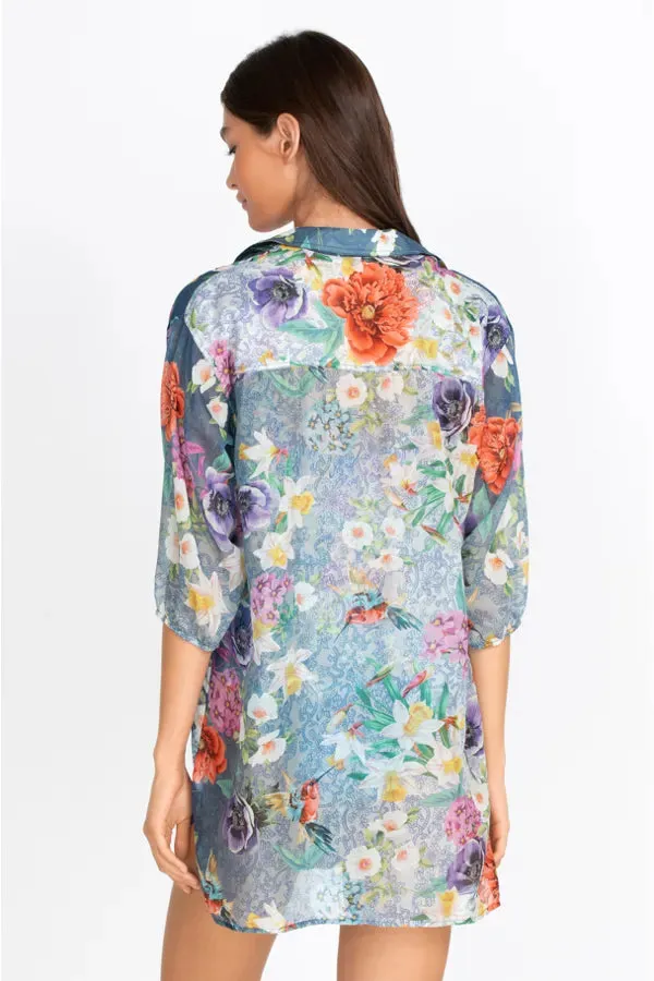 Johnny Was Paria Shirt Dress