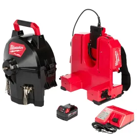 Milwaukee 2775B-211 M18 FUEL 18V 3/8-Inch x 50-Foot Switch Pack Drain Snake Kit