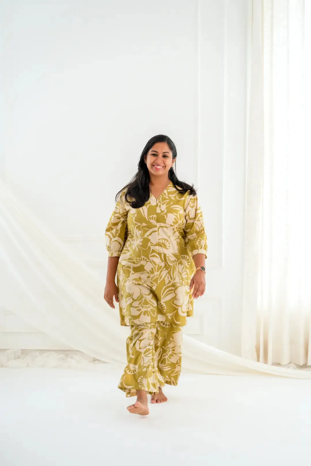 Misty Olive Maternity Feeding  Co-ord