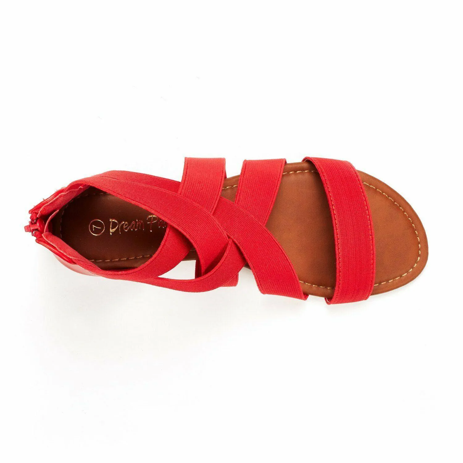 Open Toe Flat Sandals, Flexible Summer Gladiator Shoes for Women