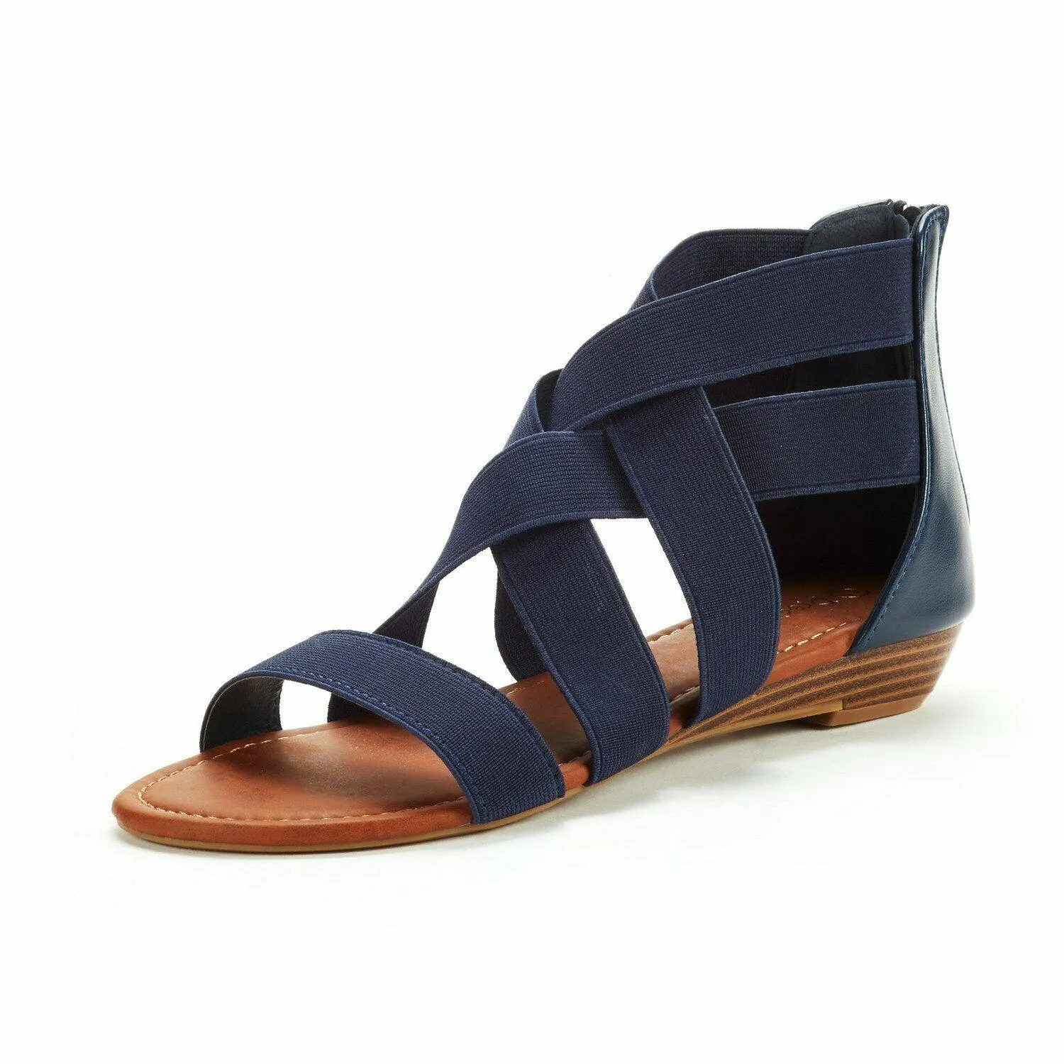 Open Toe Flat Sandals, Flexible Summer Gladiator Shoes for Women