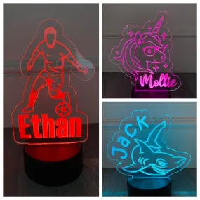 Personalised LED light