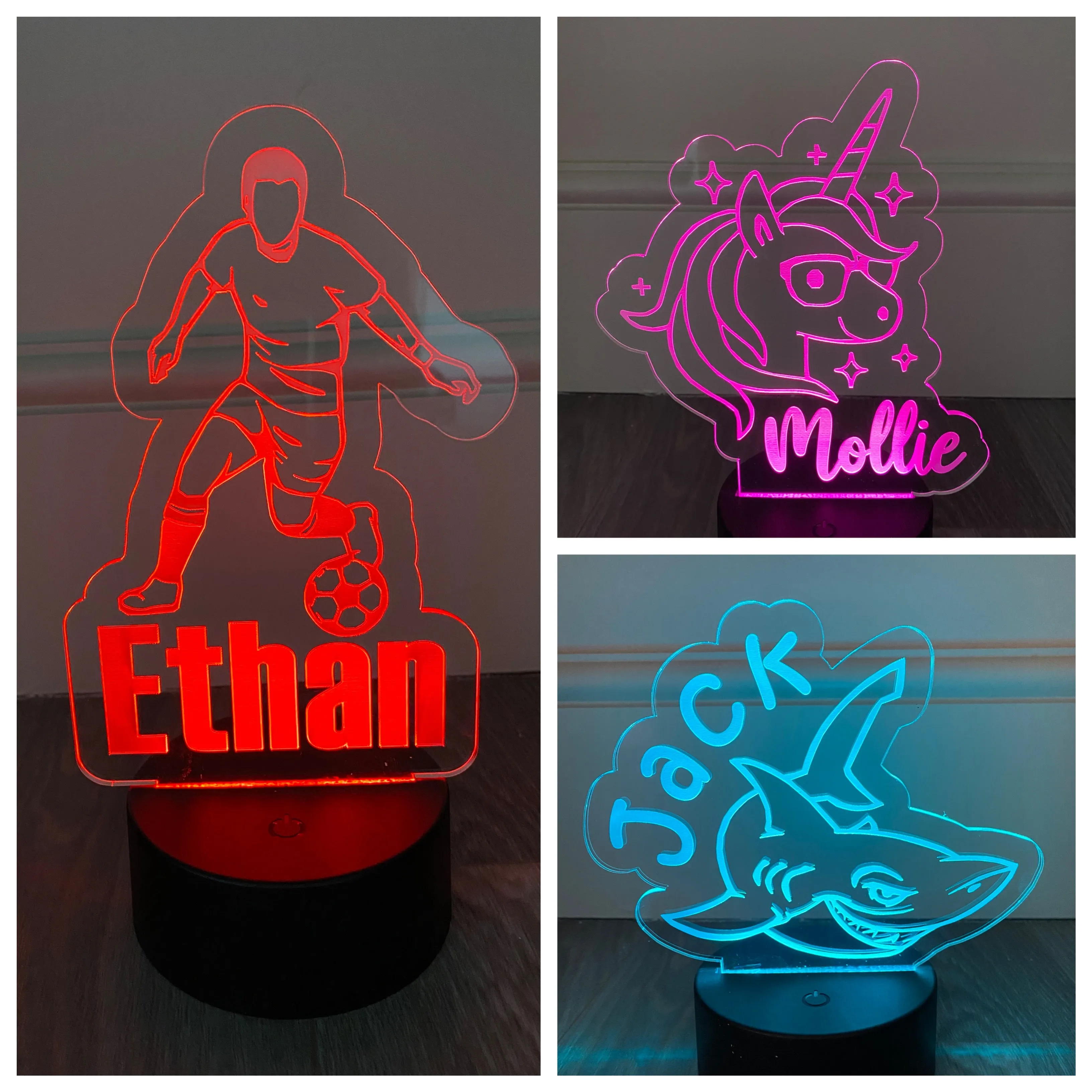 Personalised LED light